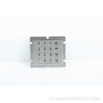 Tombol Logam Ngarobih Keypad Bukti